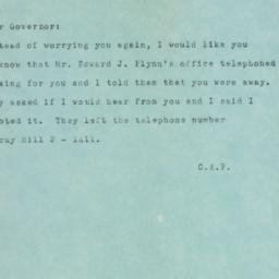 Memorandum: 1951 October 24