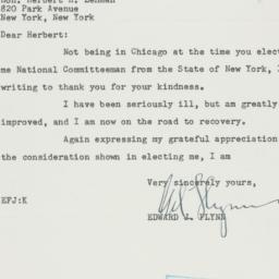 Letter: 1952 July 30