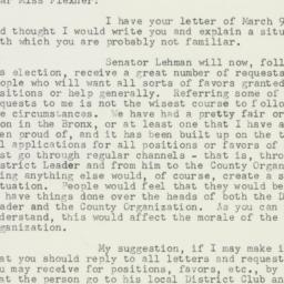 Letter: 1950 March 13