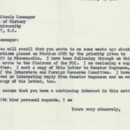 Letter: 1956 February 8
