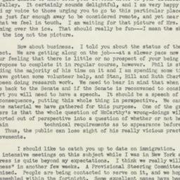 Letter: 1954 September 3