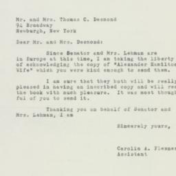 Letter: 1952 August 15
