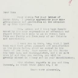 Letter: 1958 April 5