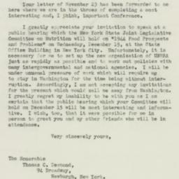 Letter: 1943 November 30