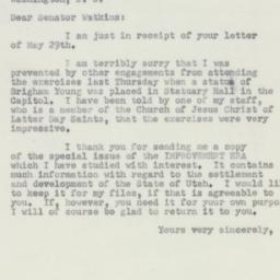Letter: 1950 June 3