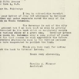 Letter: 1947 July 29