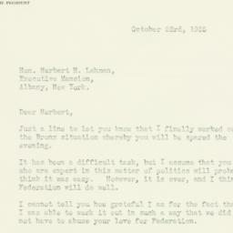 Letter: 1935 October 23