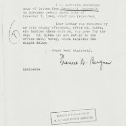 Letter: 1944 March 6