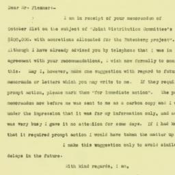 Letter: 1925 October 26