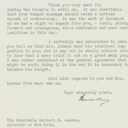 Letter: 1933 February 3