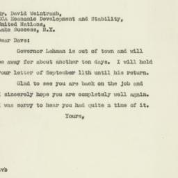 Letter: 1947 September 15