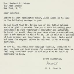Letter: 1946 October 9