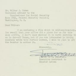 Letter: 1951 December 10