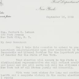 Letter: 1949 September 16