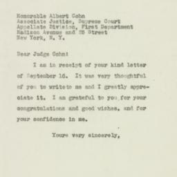 Letter: 1949 September 17