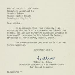 Letter: 1952 January 24