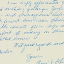 Letter: 1951 September 23