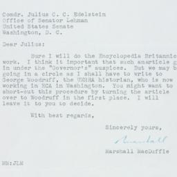 Letter: 1950 March 13