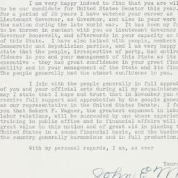 Letter: 1949 October 4