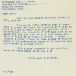 Letter: 1937 March 13