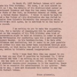 Letter: 1957 December 19