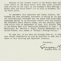 Letter: 1951 October 23