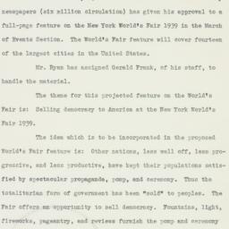 Letter: 1938 December 7