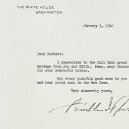 Letter: 1942 January 3