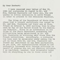 Letter: 1941 May 20
