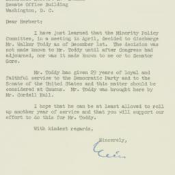 Letter: 1953 October 19