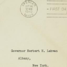 Envelope: 1940 October 14