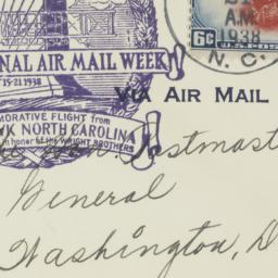 Envelope: 1938 May 21
