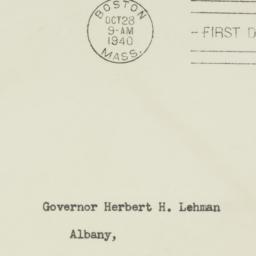 Envelope: 1940 October 28