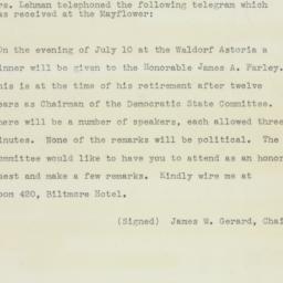 Telegram: 1944 June 23