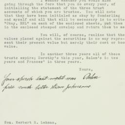 Letter: 1933 September 14