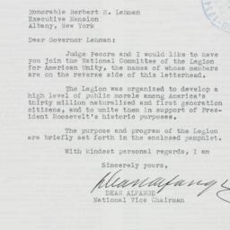 Letter: 1941 November 24