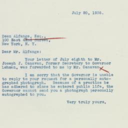 Letter: 1936 July 20