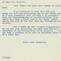 Letter: 1940 May 2