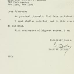 Letter: 1946 September 25