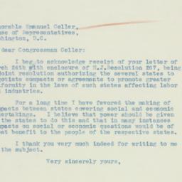Letter: 1934 April 2