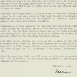 Letter: 1949 September 15