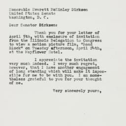Letter: 1956 April 9