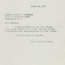 Letter: 1955 March 30
