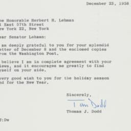 Letter: 1958 December 23