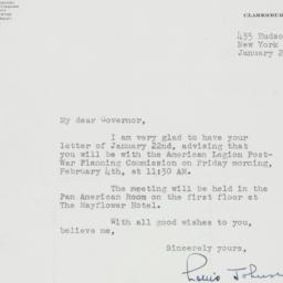 Letter: 1944 January 26