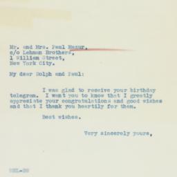 Letter: 1936 April 1