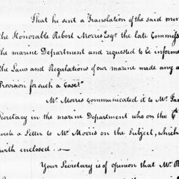 [Document, 1785 April 11]