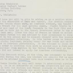 Letter: 1955 July 21