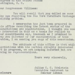 Letter: 1951 February 28