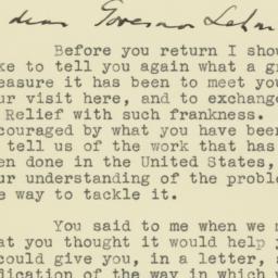 Letter: 1943 April 19